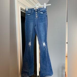 Distressed California vintage jeans